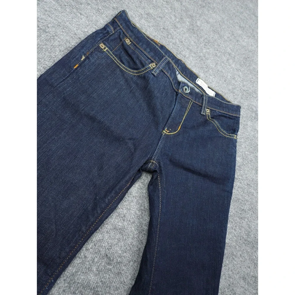 POLO Jeans Co. Bootcut Jeans Women's 8 Short Dark Wash Blue Stretch KELLY